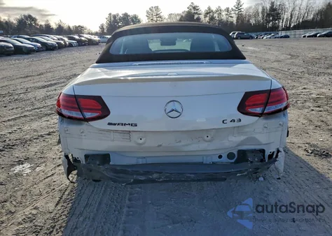 2019 Mercedes-Benz C 43 Amg z USA, uszkodzony, nr VIN WDDWK6EB4KF828009